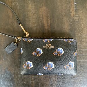 Floral COACH wristlet